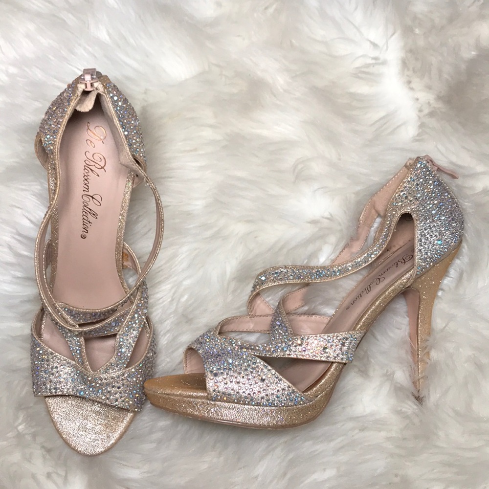 Bedazzled high heels